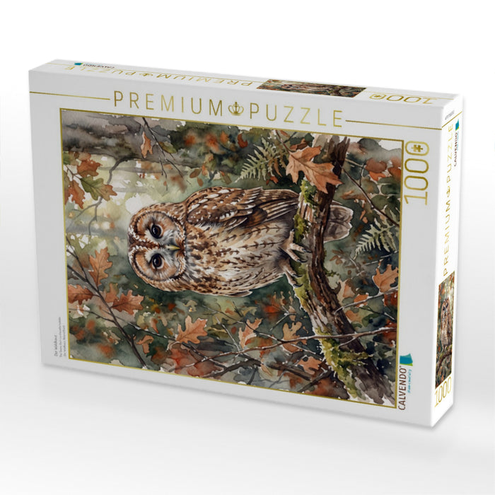 Der Waldkauz - CALVENDO Foto-Puzzle'