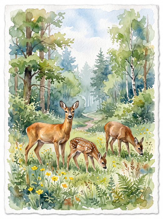Die Rehe - CALVENDO Foto-Puzzle'