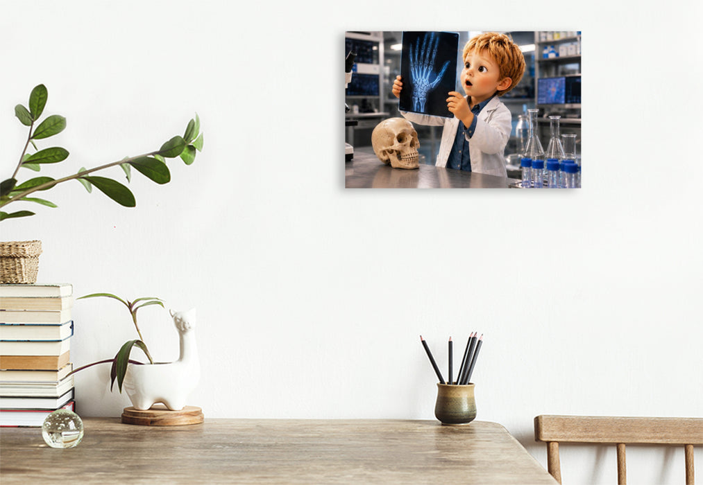 Premium Textil-Leinwand Faszination Röntgenbild