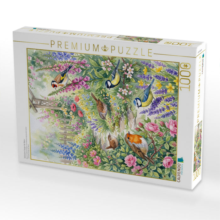 Gefiederte Sänger der Natur - CALVENDO Foto-Puzzle'