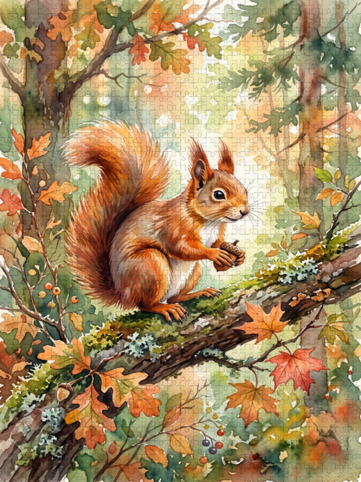 Das Eichhörnchen - CALVENDO Foto-Puzzle'