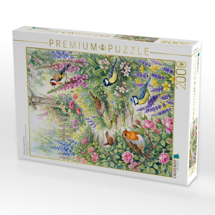 Gefiederte Sänger der Natur - CALVENDO Foto-Puzzle'
