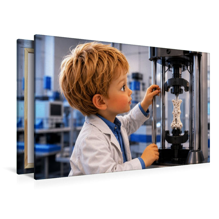 Premium Textil-Leinwand Belastungstest