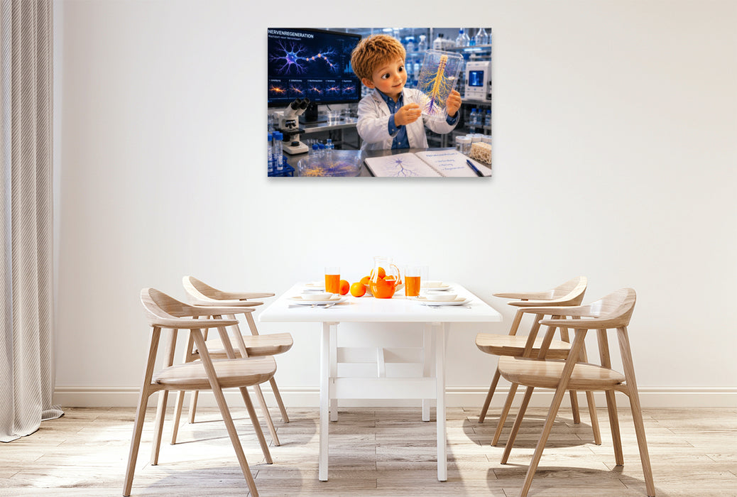 Premium Textil-Leinwand Nervenregeneration