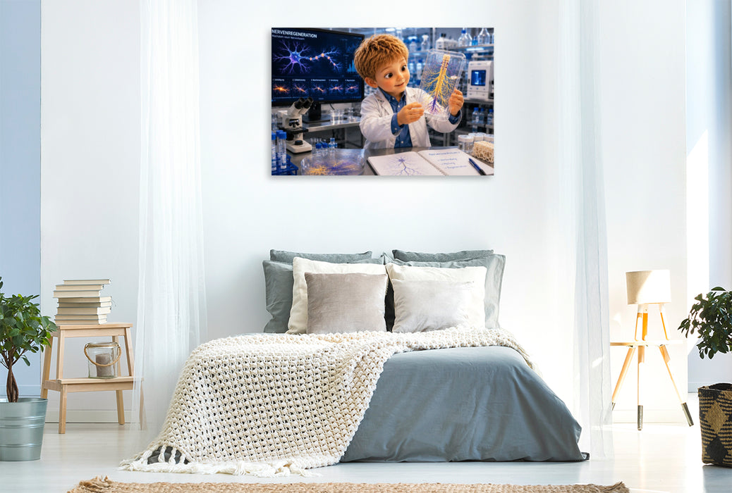 Premium Textil-Leinwand Nervenregeneration