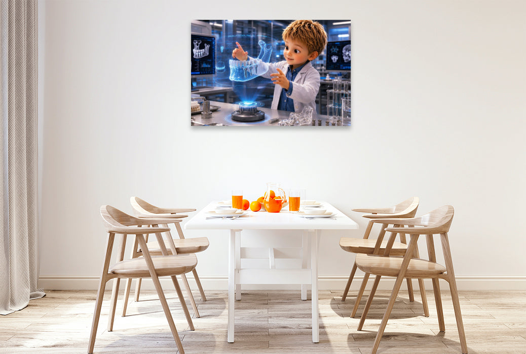 Premium Textil-Leinwand Implantatplanung