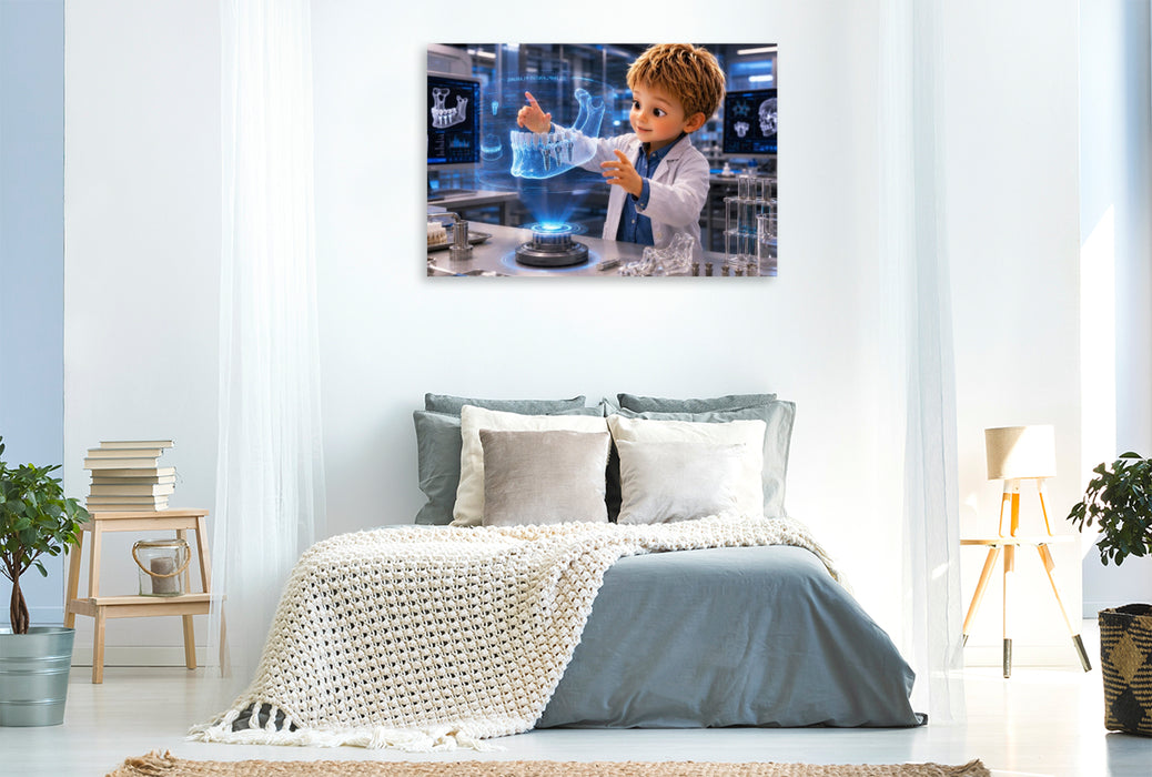 Premium Textil-Leinwand Implantatplanung