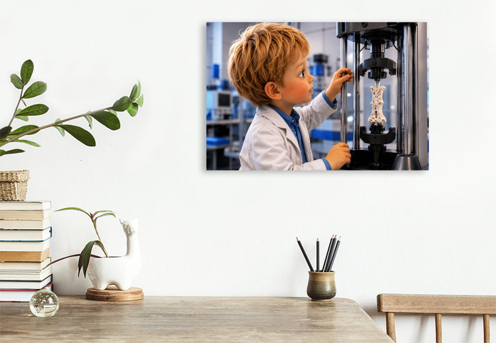 Premium Textil-Leinwand Belastungstest