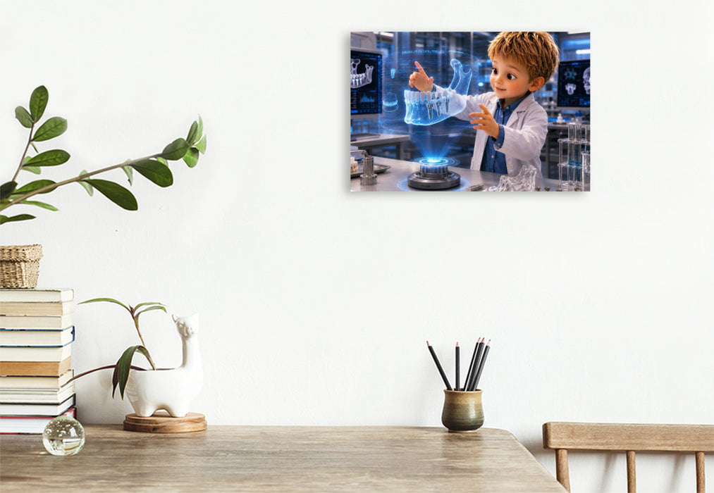 Premium Textil-Leinwand Implantatplanung