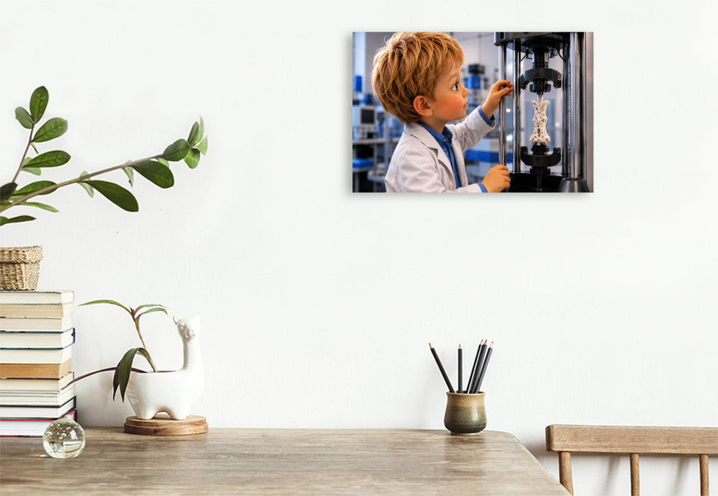 Premium Textil-Leinwand Belastungstest