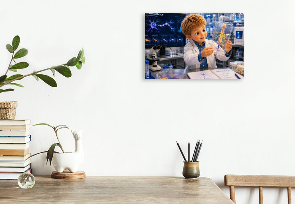 Premium Textil-Leinwand Nervenregeneration
