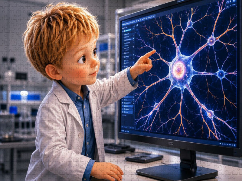 Nerven erforschen - CALVENDO Foto-Puzzle'