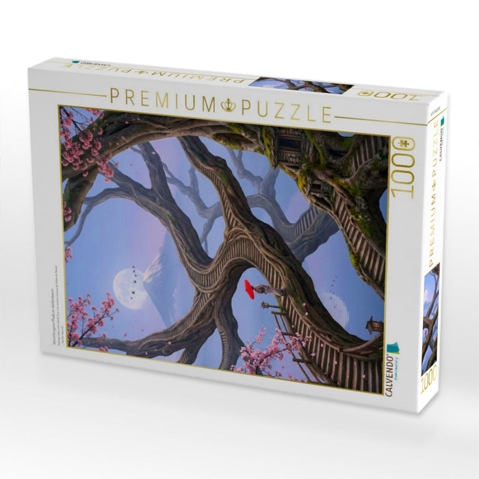 Verschlungene Pfade im Weltenbaum - CALVENDO Foto-Puzzle'