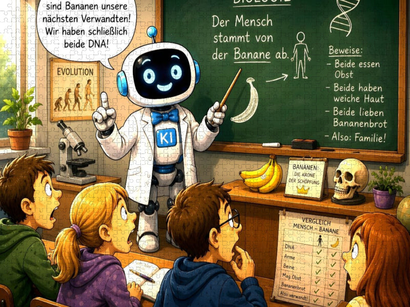 Menschen und Bananen - CALVENDO Foto-Puzzle'