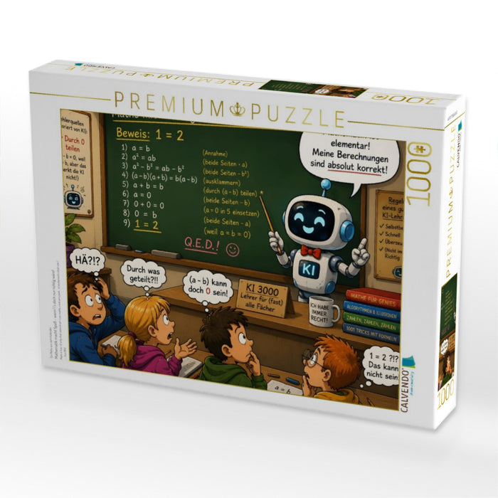 Mathematik macht Spaß - wenn's doch nur richtig wäre! - CALVENDO Foto-Puzzle'