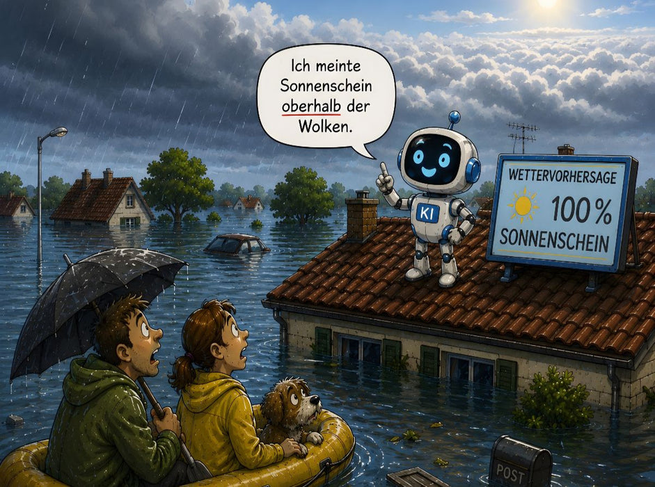 Wettervorhersage einer KI - CALVENDO Foto-Puzzle'