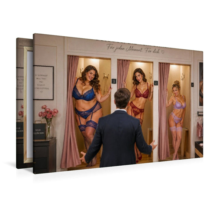 Premium Textil-Leinwand Überraschung