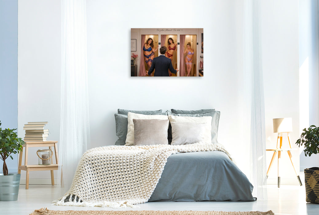 Premium Textil-Leinwand Überraschung