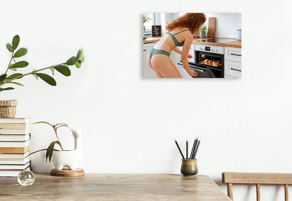 Premium Textil-Leinwand Sonntagsfrühstück