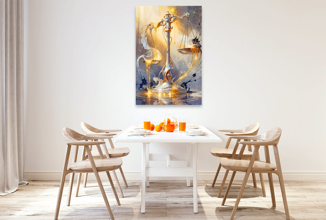 Premium Textil-Leinwand Ein Motiv aus dem Kalender Zodiak - Impressionen