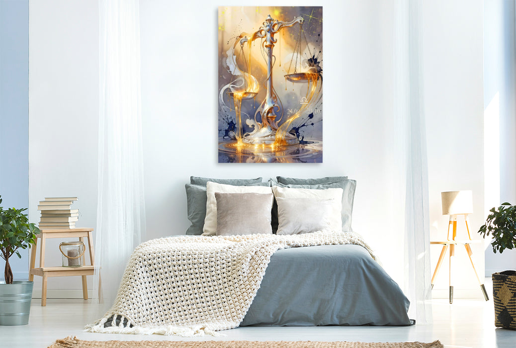 Premium Textil-Leinwand Ein Motiv aus dem Kalender Zodiak - Impressionen