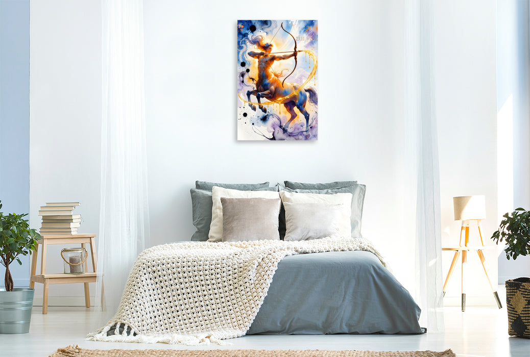 Premium Textil-Leinwand Schütze