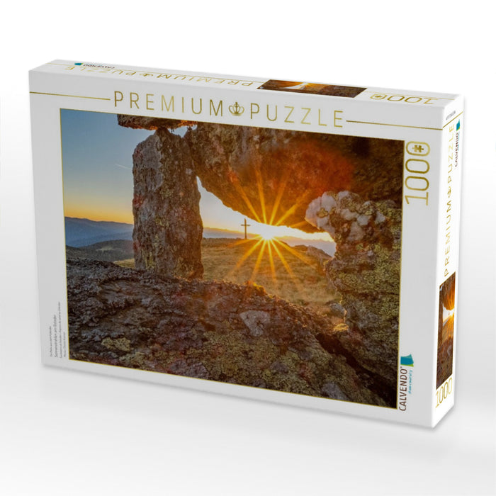 Sonnenstrahlen am Gstoder - CALVENDO Foto-Puzzle'