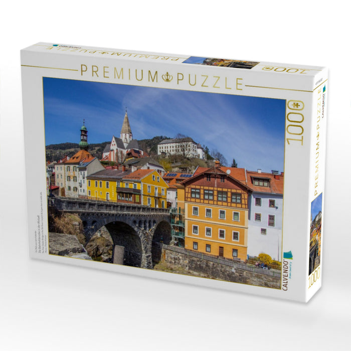 Die Bahnhofsbrücke in der Altstadt - CALVENDO Foto-Puzzle'