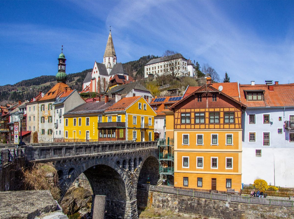 Die Bahnhofsbrücke in der Altstadt - CALVENDO Foto-Puzzle'