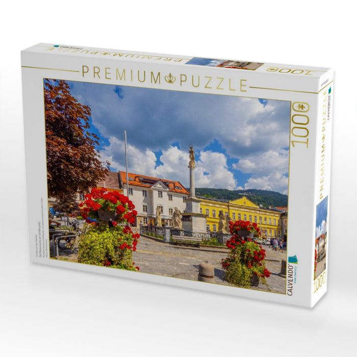 Die Mariensäule am Schillerplatz - CALVENDO Foto-Puzzle'