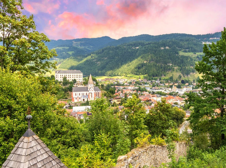 Der Blick zum Schlossberg - CALVENDO Foto-Puzzle'