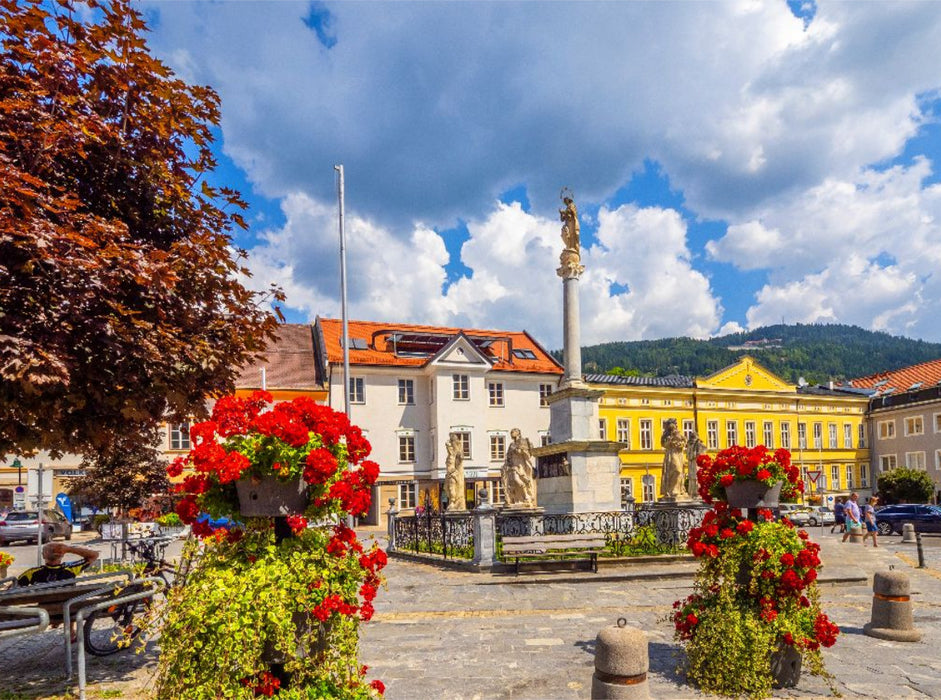 Die Mariensäule am Schillerplatz - CALVENDO Foto-Puzzle'