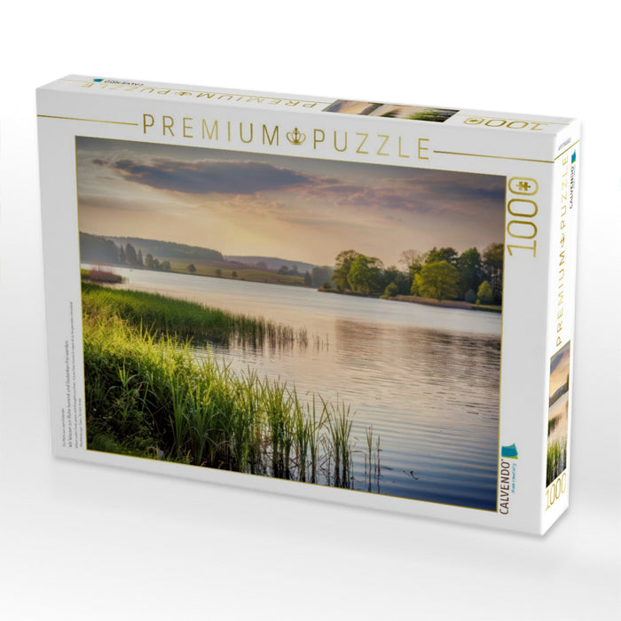 Wo Wasser zur Ruhe kommt und Gedanken frei werden. - CALVENDO Foto-Puzzle'