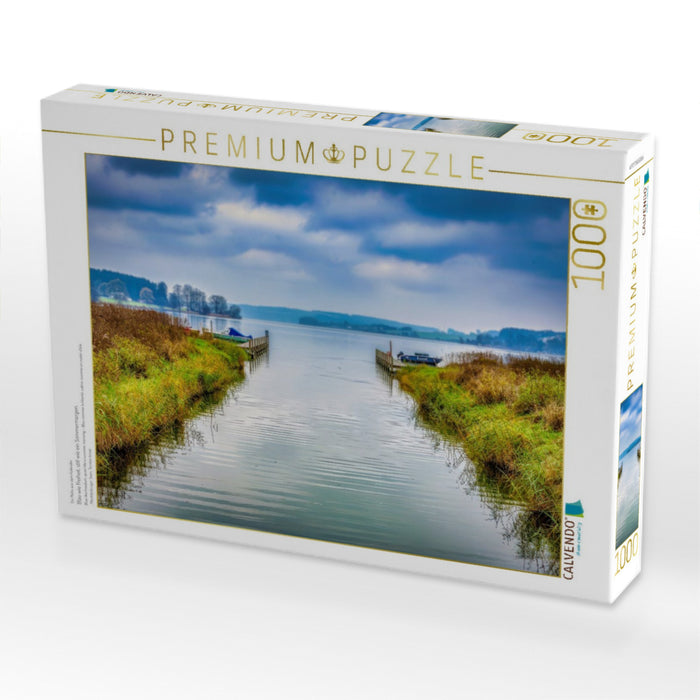 Blau wie Freiheit, still wie ein Sommermorgen. - CALVENDO Foto-Puzzle'