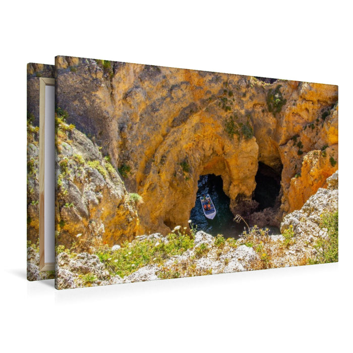 Premium Textil-Leinwand Felslandschaft der Ponta da Piedade in Lagos