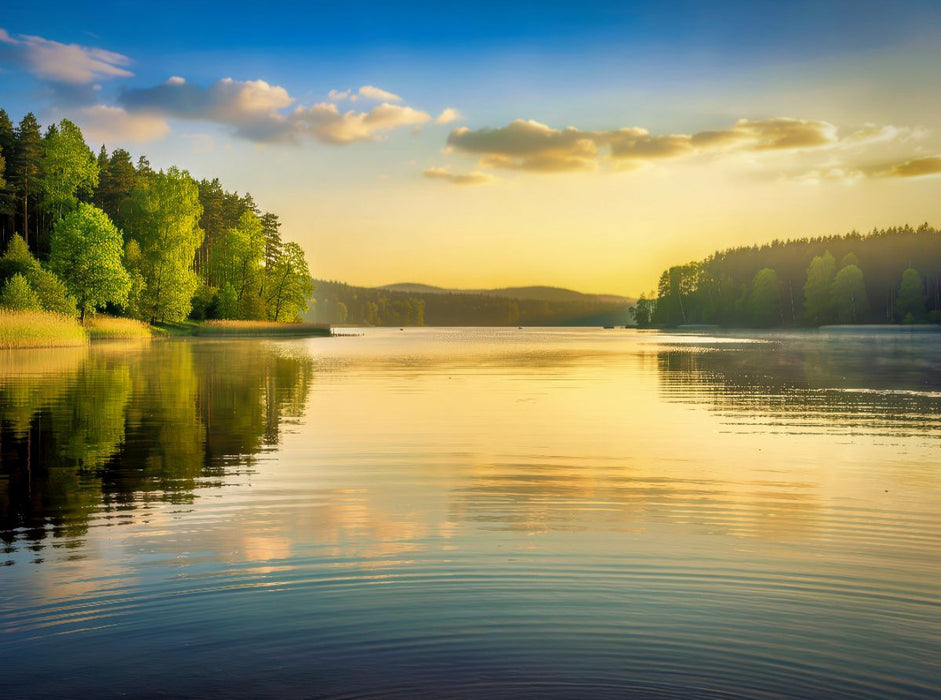 Wenn das Licht den Horizont küsst. - CALVENDO Foto-Puzzle'