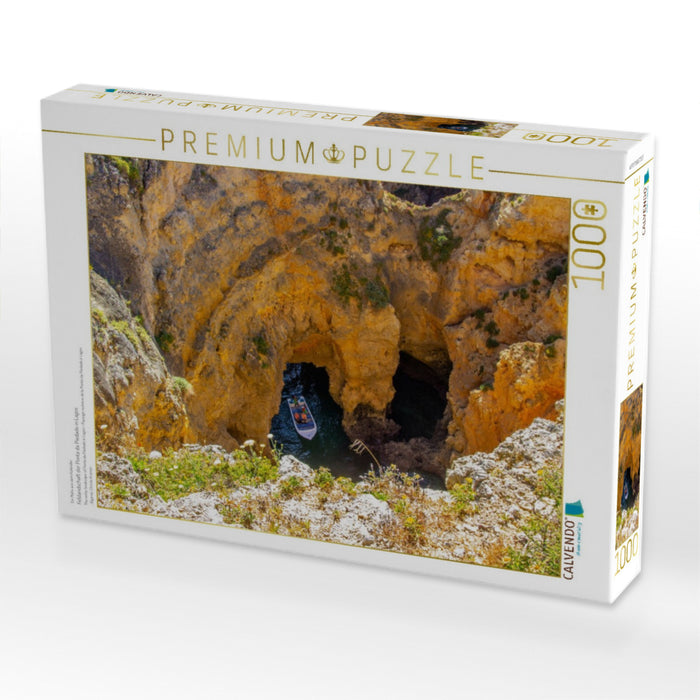 Felslandschaft der Ponta da Piedade in Lagos - CALVENDO Foto-Puzzle'