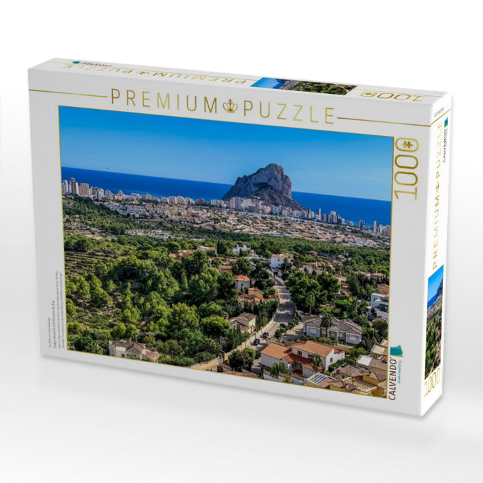 Calpe Ansicht mit Penom de Ifac - CALVENDO Foto-Puzzle'