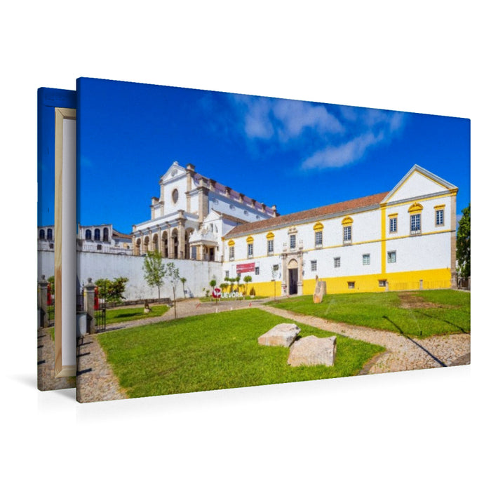 Premium Textil-Leinwand Stadtmuseum Museu de Évora neben der Kathedrale