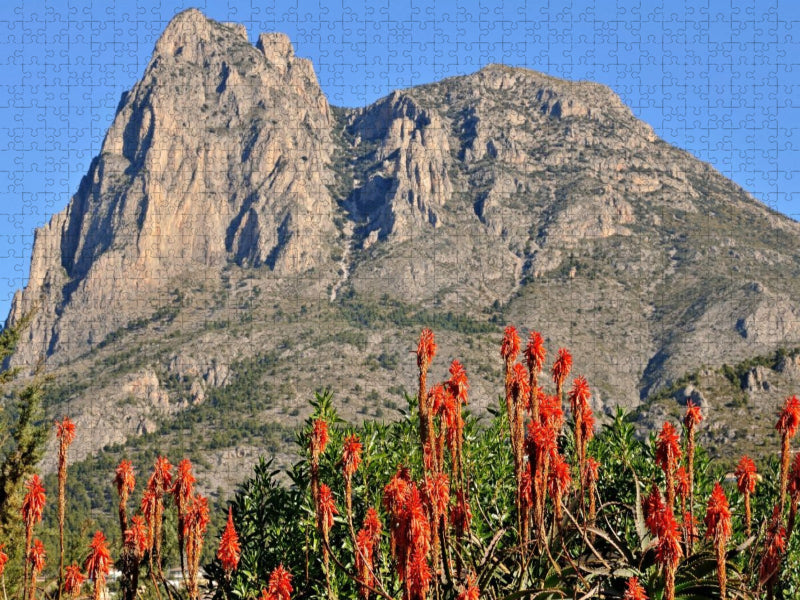 Berge im Hinterland - CALVENDO Foto-Puzzle'
