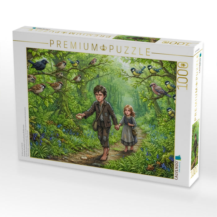 Erneutes Aussetzen und verlorene Brotkrumen - CALVENDO Foto-Puzzle'