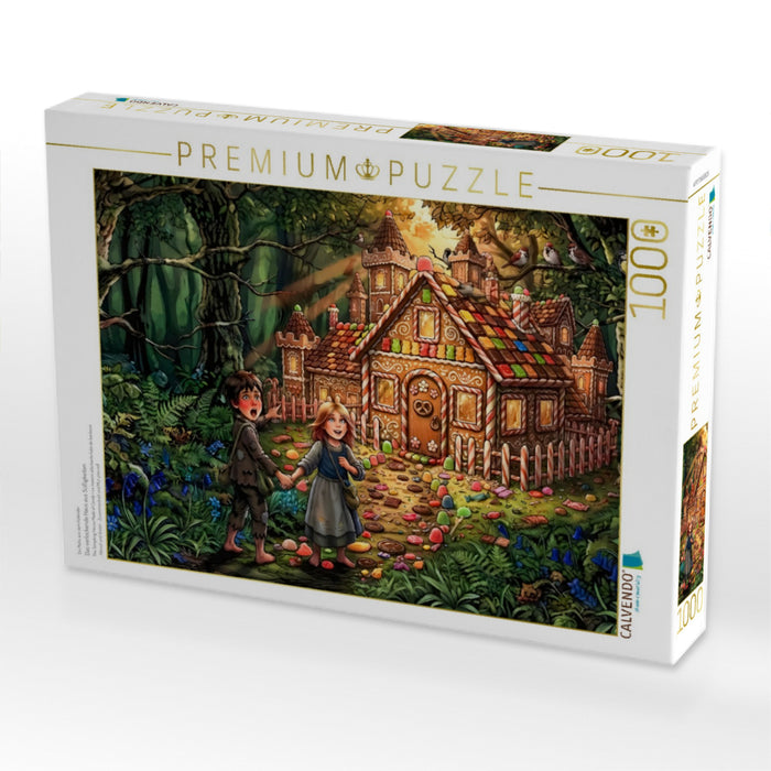 Das verlockende Haus aus Süßigkeiten - CALVENDO Foto-Puzzle'