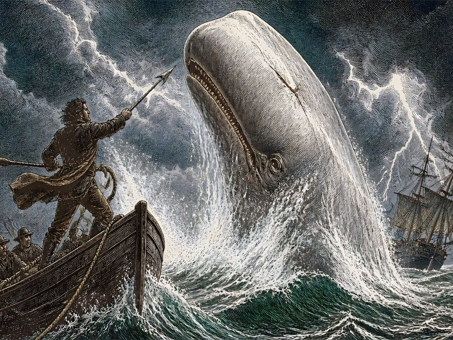 Moby Dick / Herman Melville 1851 - CALVENDO Foto-Puzzle'