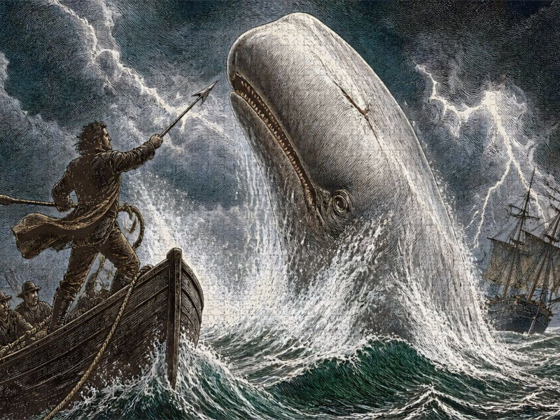 Moby Dick / Herman Melville 1851 - CALVENDO Foto-Puzzle'