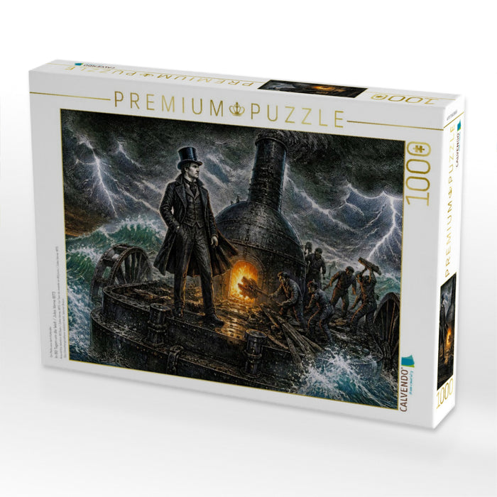 In 80 Tagen um die Welt / Jules Verne 1873 - CALVENDO Foto-Puzzle'