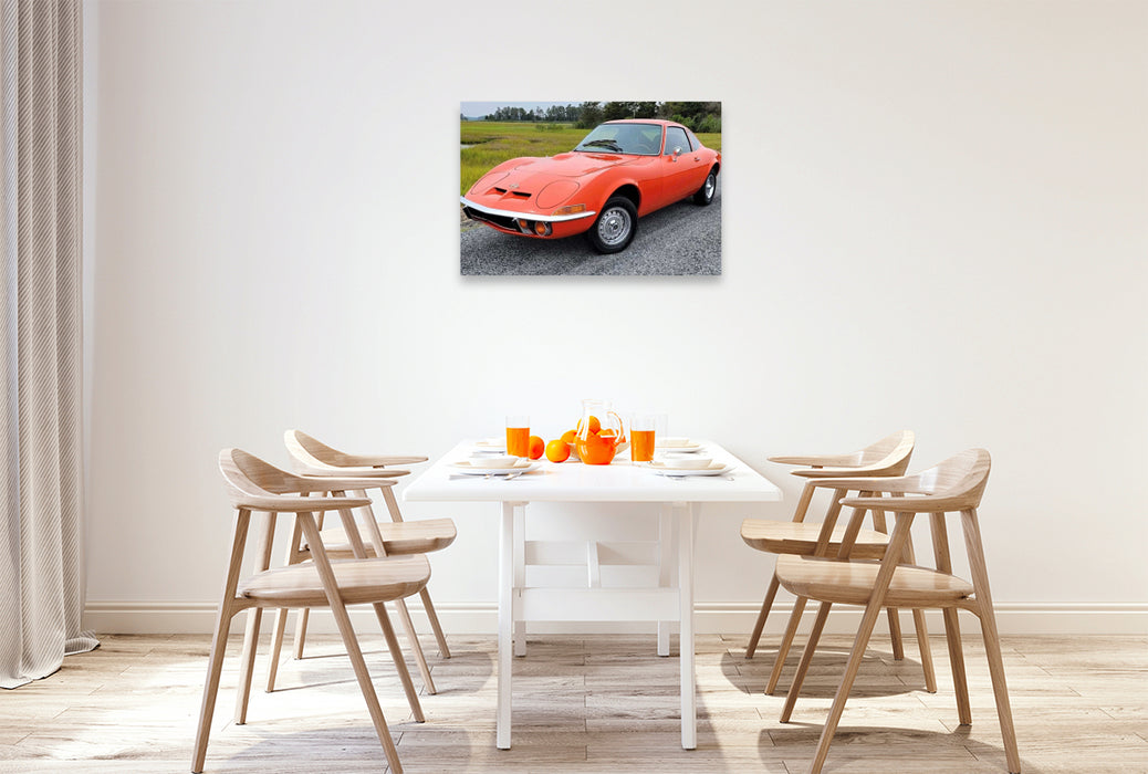 Premium Textil-Leinwand Opel GT