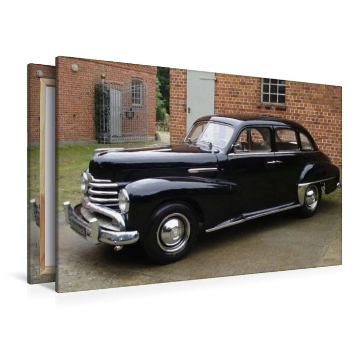 Premium Textil-Leinwand Opel Kapitän 50er Jahre