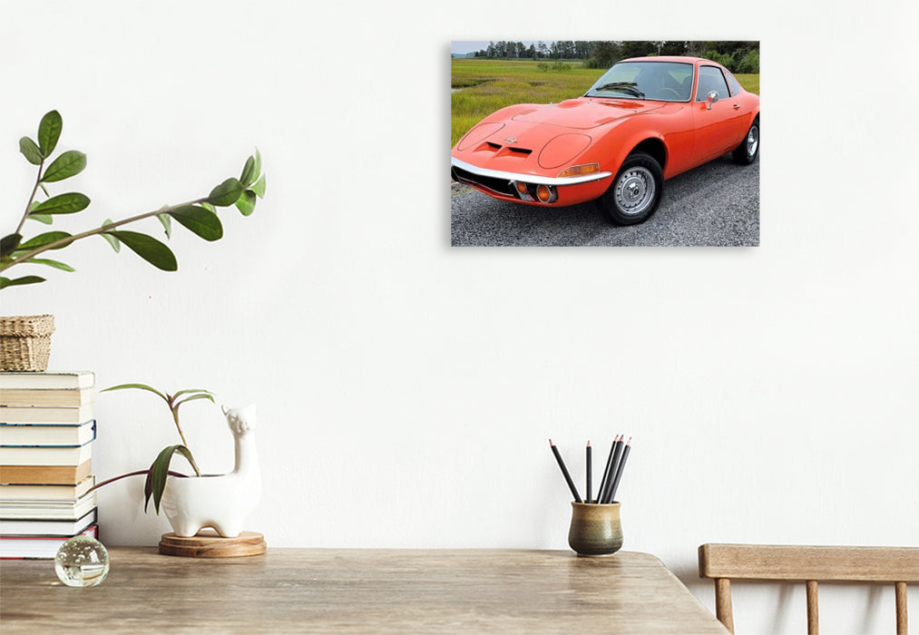Premium Textil-Leinwand Opel GT