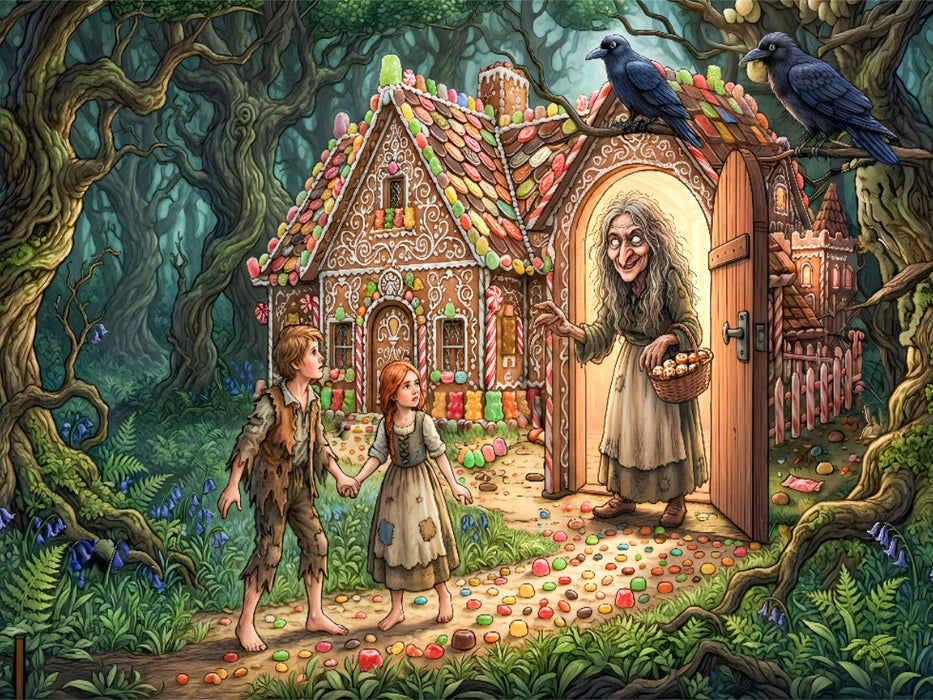 Die scheinbar gütige alte Hexe - CALVENDO Foto-Puzzle'