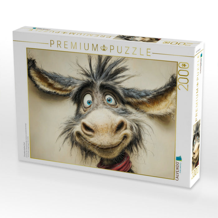 Charakterstarker Esel - CALVENDO Foto-Puzzle'